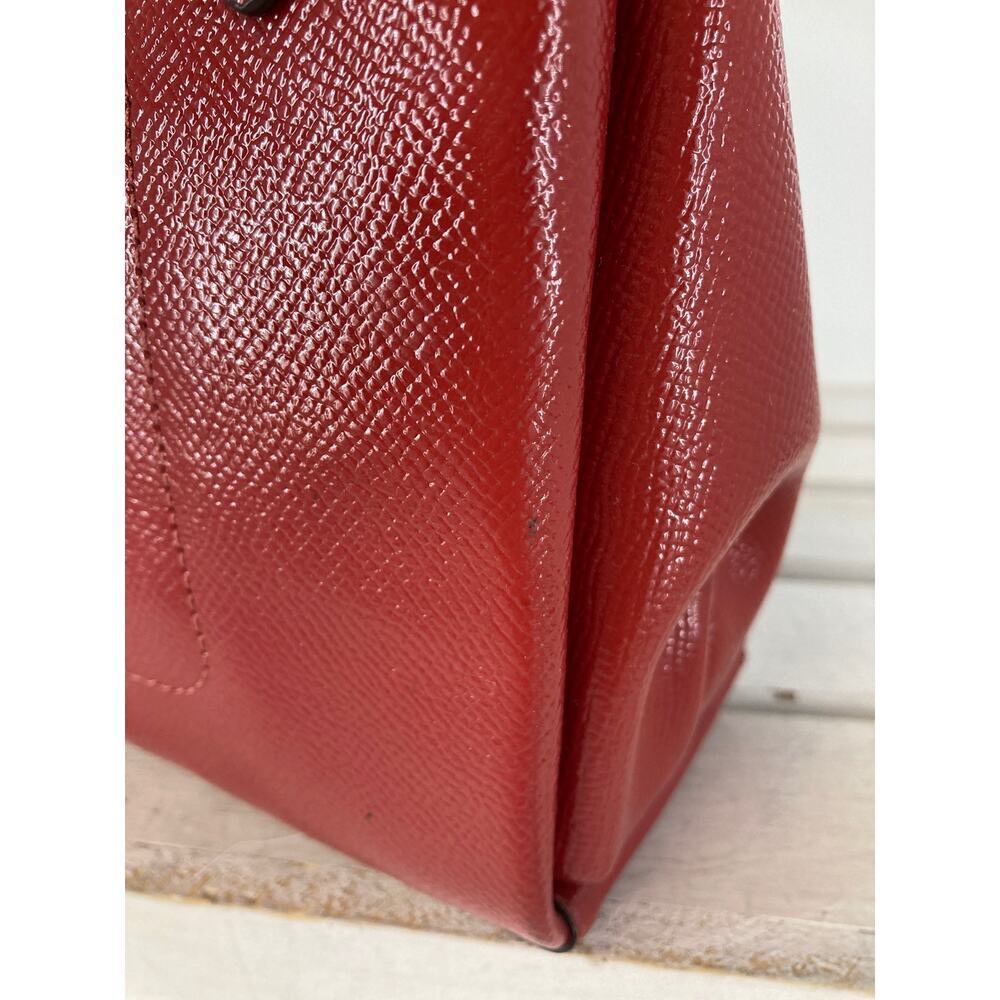 COACH F37833 SMALL RED PATTON LEATHER CROSSBODY BAG - Picture 7 of 16